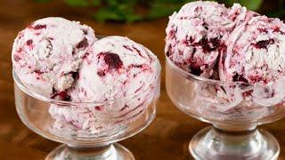 I make the best berry ice cream in the world! In just 5 minutes! WITHOUT condensed milk! Anyone