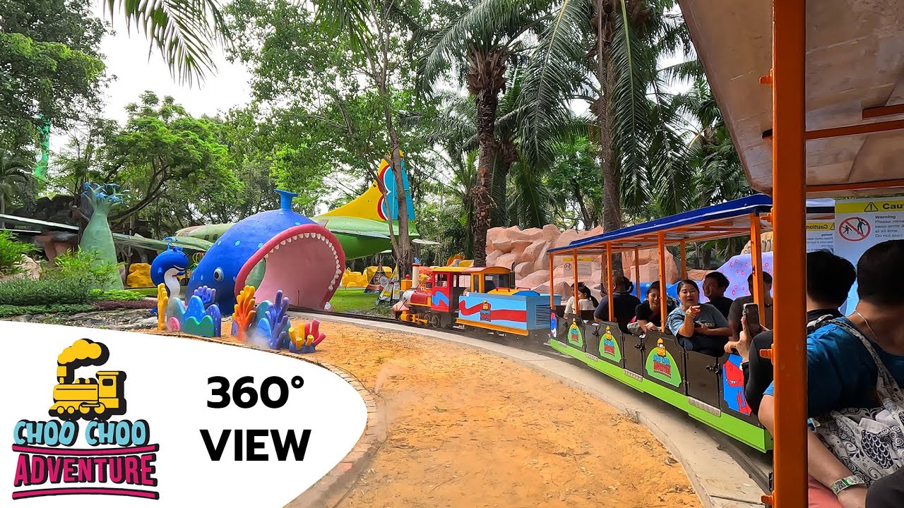 Choo Choo Adventure 360° on-ride  POV Siam Amazing Park | Severn Lamb Rio Grande