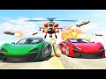 1,000,000 MISSILES vs. FAST SUPERCARS! (GTA 5 Funny Moments)