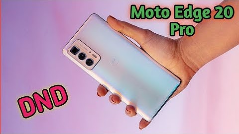 Do Not Disturb On In Moto Edge 20 Pro, Do Not Disturb Setting In Moto Edge 20 Pro