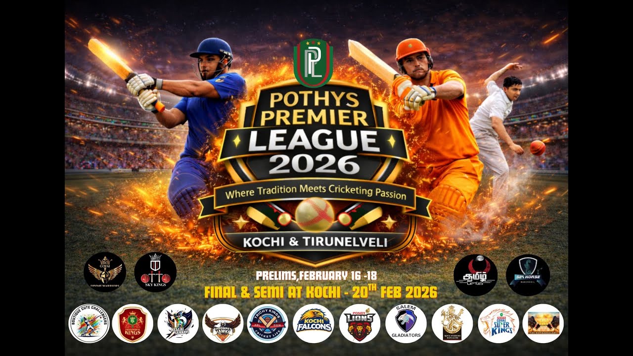 POTHYS PREMIER LEAGUE 2026 || DAY 1