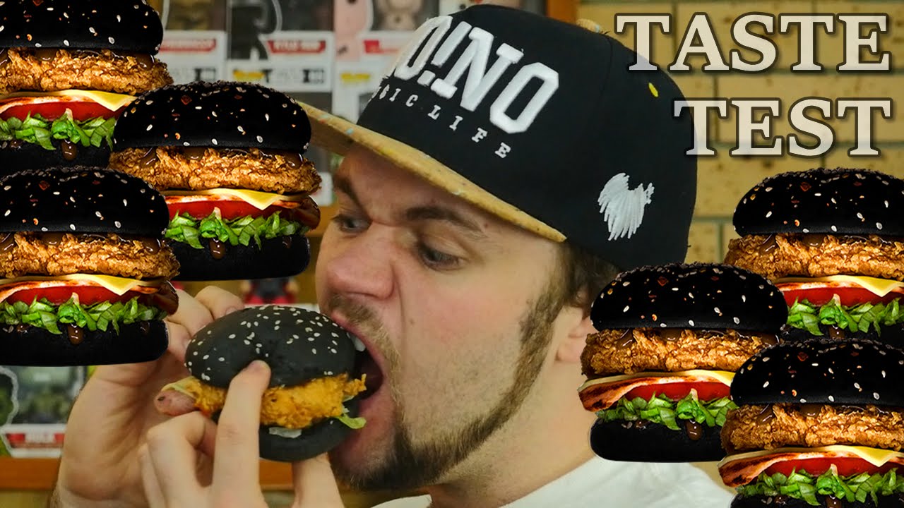 Kfc Zinger Black Burger Taste Test Review Dans2ube Youtube
