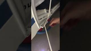 How to tie Restraints to a Hospital Bed in the Hospital Shown by nurse at St Joseph s Hospital