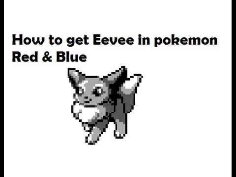 ned bliver nervøs Alt det bedste How to get Eevee in pokemon Red & Blue - YouTube