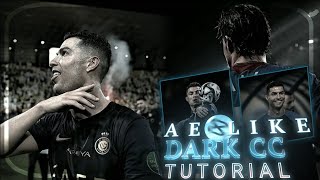 Ae Like Dark CC Tutorial On Capcut||Capcut Tutorial ✨