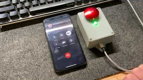 An emergency button that calls for help using an esp32