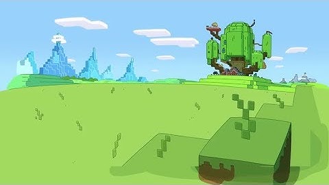 Adventure time intro with Minecraft Noteblocks