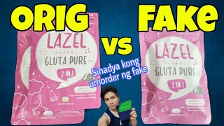 LAZEL Gluta Pure FAKE vs ORIGINAL