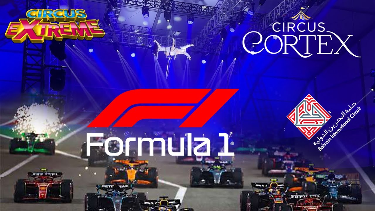 Aerial Cyrwheel & hoop at F1 Bahrain Circuit 2025