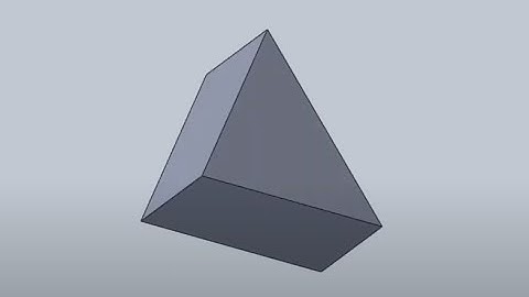 How to make a triangle in 3D on SolidWorks