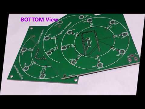 Arduino Based Digital Compass on PCB - PCBGOGO