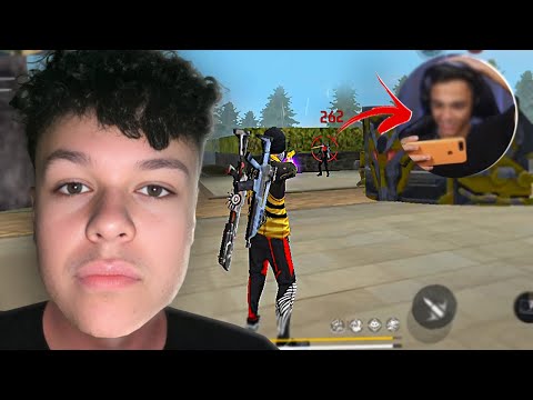 JOGUEI COM O STREAMER MAIS FAMOSO DE 2024 FREE FIRE! 🔥