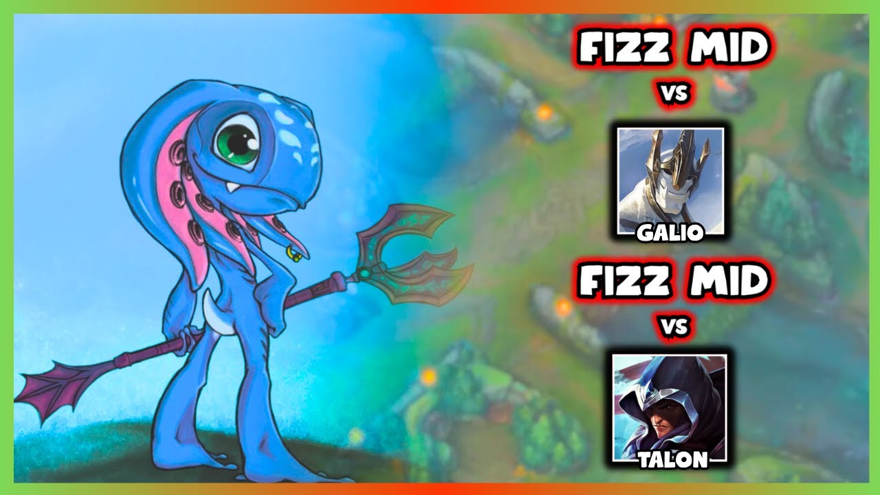 1 Hour Of Fizz Mid Gameplay | Fizz Mid vs Galio, Talon 15.16