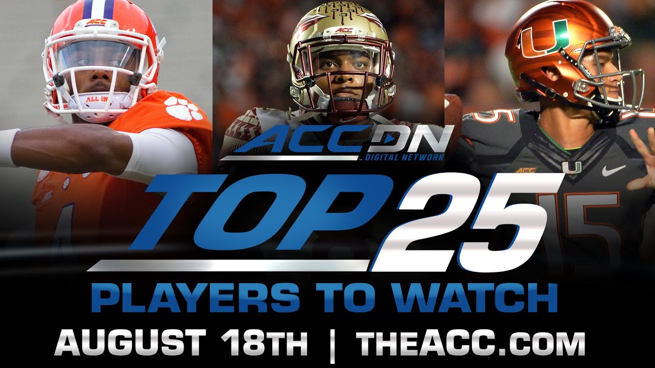 Coming Soon: ACC Top 25 Players to Watch