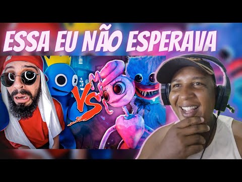 😱Azul Babão e Mussa Vs  Mommy e Huggy Wuggy   Batalha com Games Batalha de Duplas CLÁUDIO REACT