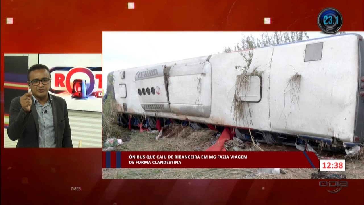 Ônibus que caiu de ribanceira em MG fazia viagem clandestina 06 10 2023