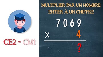 Multiplier par un nombre entier à un chiffre - CE2 CM1 - Petits Savants