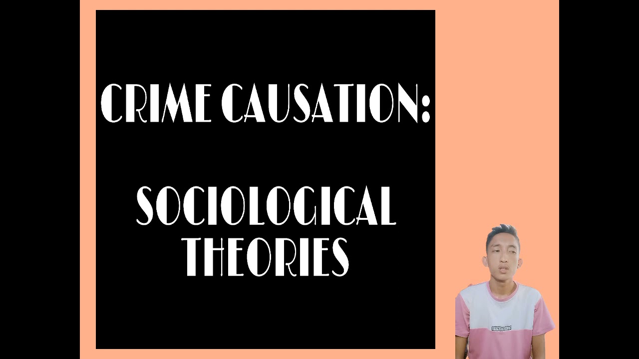 Crime causation: Sociological Theories