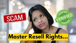 Master Resell Rights Review (MRR): A Scam or Legit?