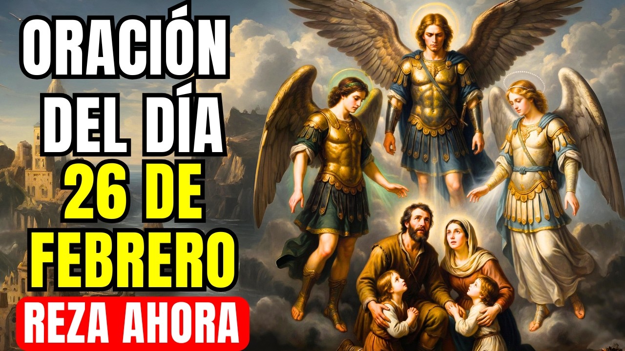 Oración de los 3 Arcángeles contra ATAQUES ESPIRITUALES, ENVIDIA y BRUJERÍA HOY — Reza Conmigo