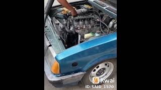 chevette com motor de Vectra 2.0 cortando Giro