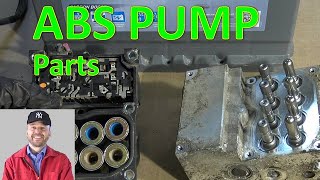 How works ABS brake Pump systems parts