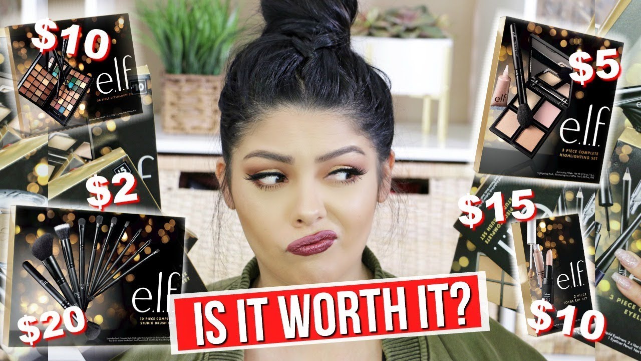 e.l.f. HOLIDAY SETS 2017 UNBOXING + IS IT WORTH IT?! | SCCASTANEDA