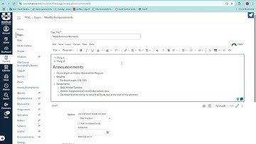 Creating Accessible Lists