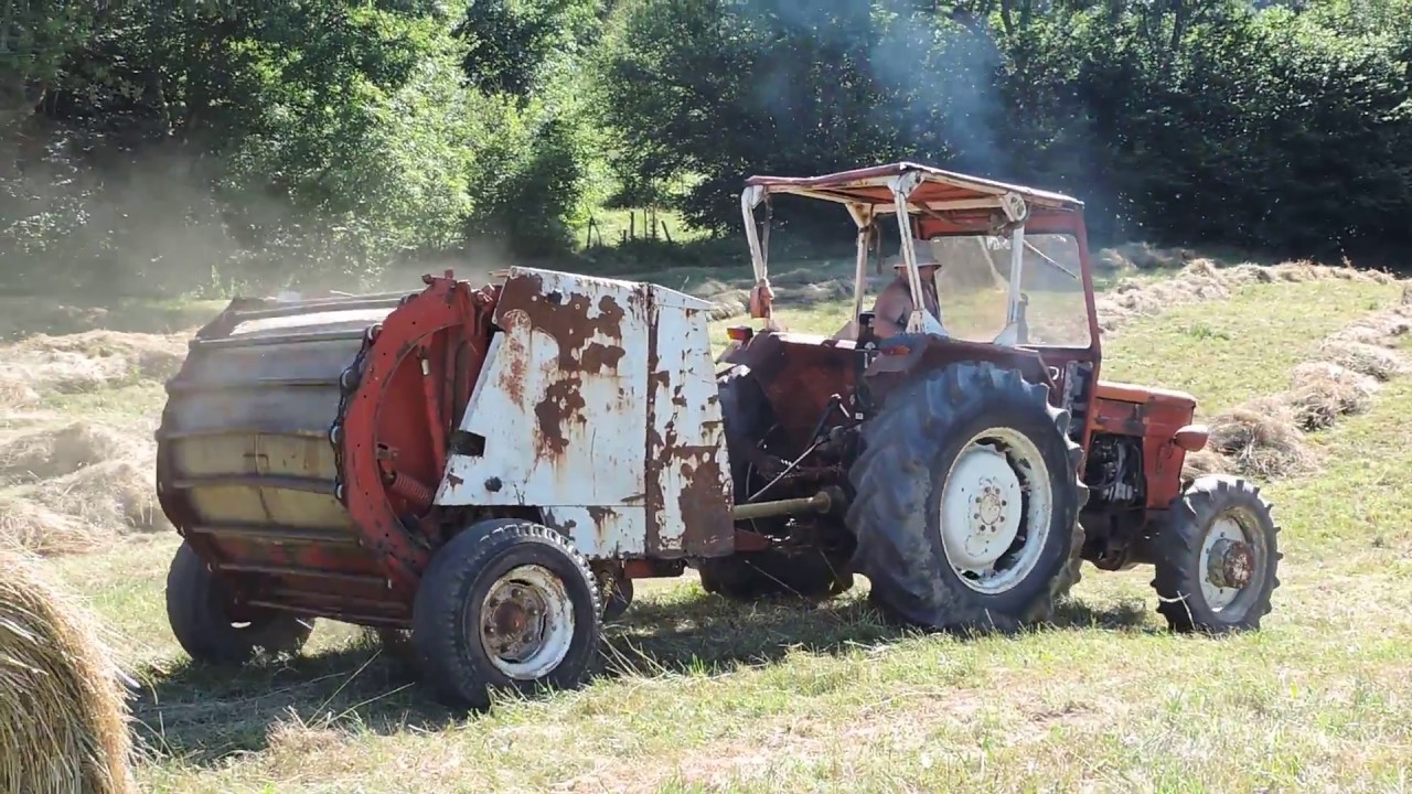 Fiat 640 DT con imballatrice Krone kr 90