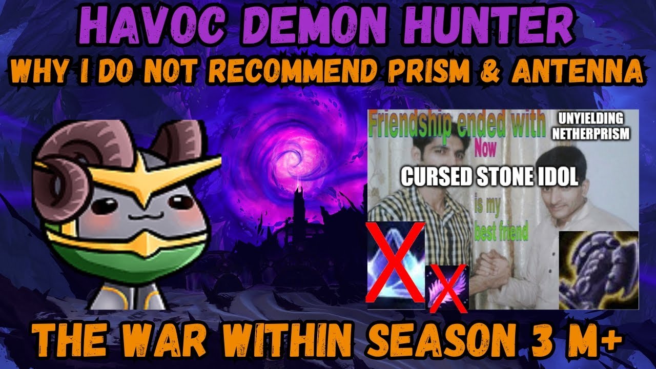 Почему вам НЕ стоит использовать Netherprism или Antenna | Havoc Demon Hunter Mythic+ Trinkets | ...