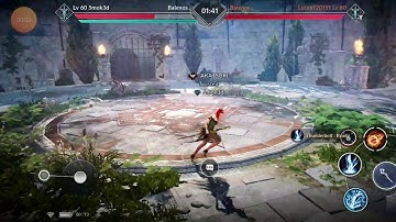 Black desert mobile arena 1vs1 , cheater gets beaten.