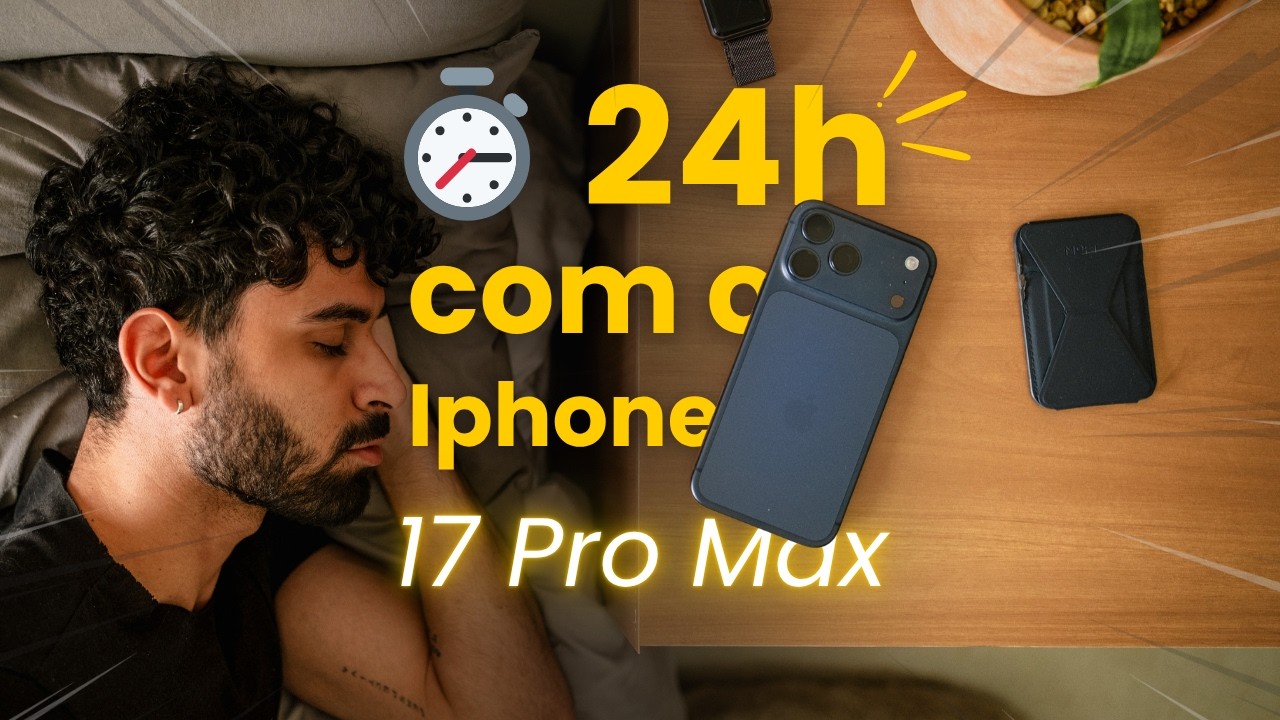 Um Dia Real Na Minha Vida Com iPhone 17 Pro Max (Teste de Bateria e Câmera)