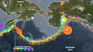 Earthquakes of Alaska: 1918 - 2019