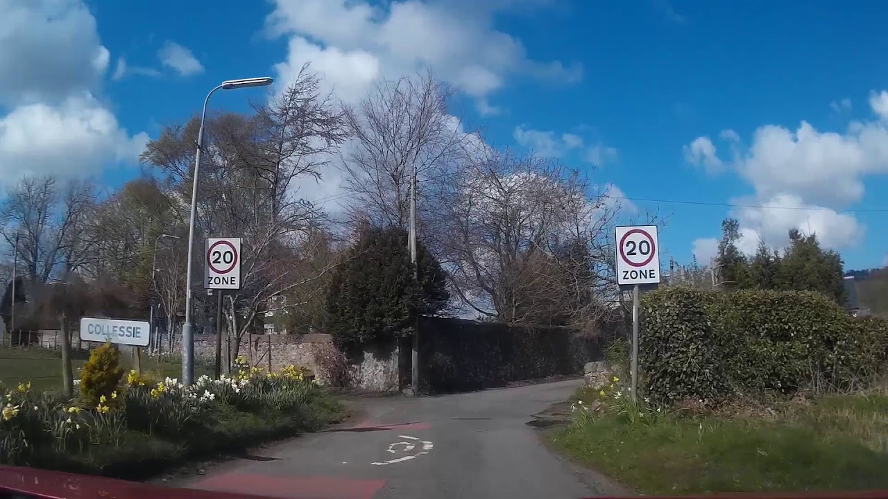 Spring Road Trip Drive To Collessie North East Fife Scotland