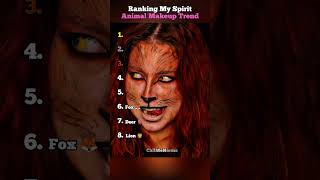 Ranking My Spirit Animal Makeup Trend #animals #trend #makeup