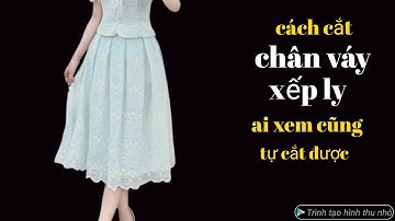 587✅ cách cắt.chân váy xếp ly đẹp công thức siêu dễ ai xem cũng tự cắt được
