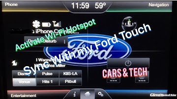Activate the Wi-Fi Hotspot | Sync W/ My Ford Touch