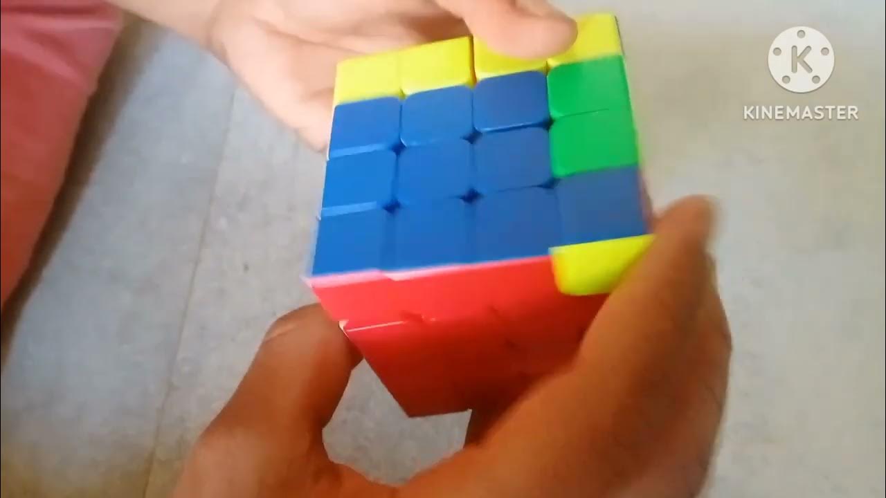How to make Rubik's cube pattern and solve Rubik's cube 4×4 video