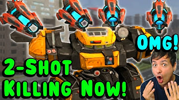 LOL! New DRAGOON Buff 2-Shot Kills! War Robots Mk3 Behemoth Gameplay WR