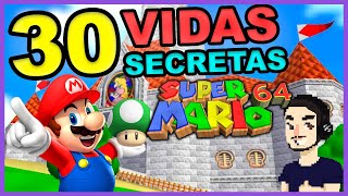 How to Find 30 Secret Lives in Super Mario 64 (N64) screenshot 1