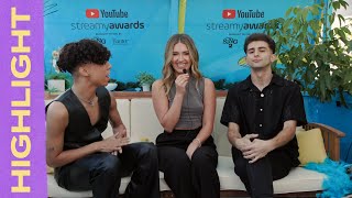 Tinx gives Larray and Issa DATING ADVICE | 2021 YouTube Streamy Awards Update