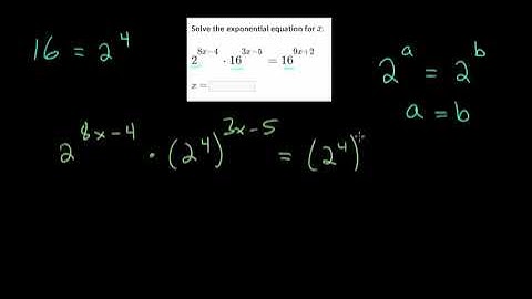 Solve Exponential Equations with Exponent Properties: Advanced Exercise