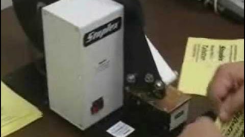 Staplex TBS 1 Tabster - Semi-Automatic Mail Tabber