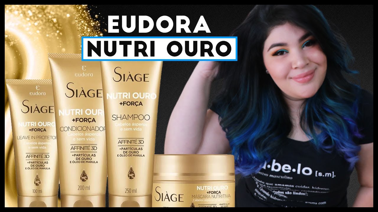 Kit Siàge Nutri Ouro Shampoo + Condicionador + Máscara Versão