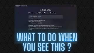 What to do with Activate Key Prompt for Ubisoft  Games on GeForceNOW!