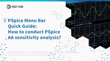 How to conduct PSpice AA sensitivity analysis?