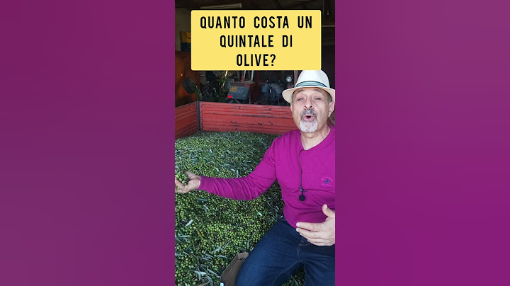 Here's how much a quintal of olives costs from North to South