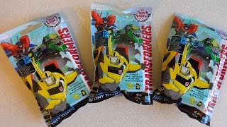 Transmers: Robots in Disguise Tiny Titans Series 3 Figures + Cards - 12 to Collect Opening
