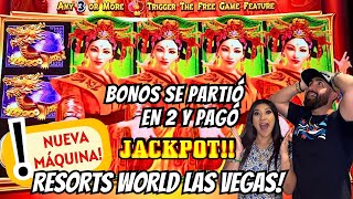 🔥 SIMBOLO DE BONOS SE PARTIO EN 2 Y PAGÓ JACKPOT EN RESORTS WORLD CASINO LAS VEGAS