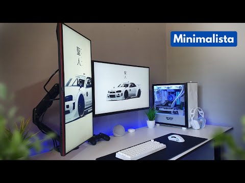 Setup gamer branco